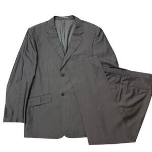 Jivago Mens Super 120s Med Grey 2 pc Suit EU 56- US 46